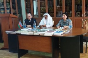 DIRECTOR GENERAL OF THE FOUNDATION BEHALF OF THE KING ABDUL-AZIZ OF SAUDI ARABIA VISITED ANAS INSTITUTE OF ORIENTAL STUDIES