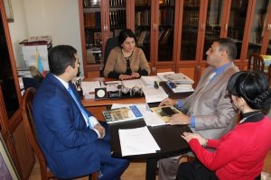 EGYPTIAN SCIENTIST VISITED ANAS INSTITUTE OF ORIENTAL STUDIES